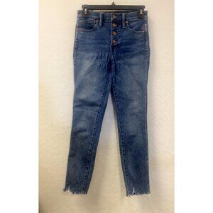 Madewell Women's 10" High-Rise Skinny Jeans in Cordova Wash size 26